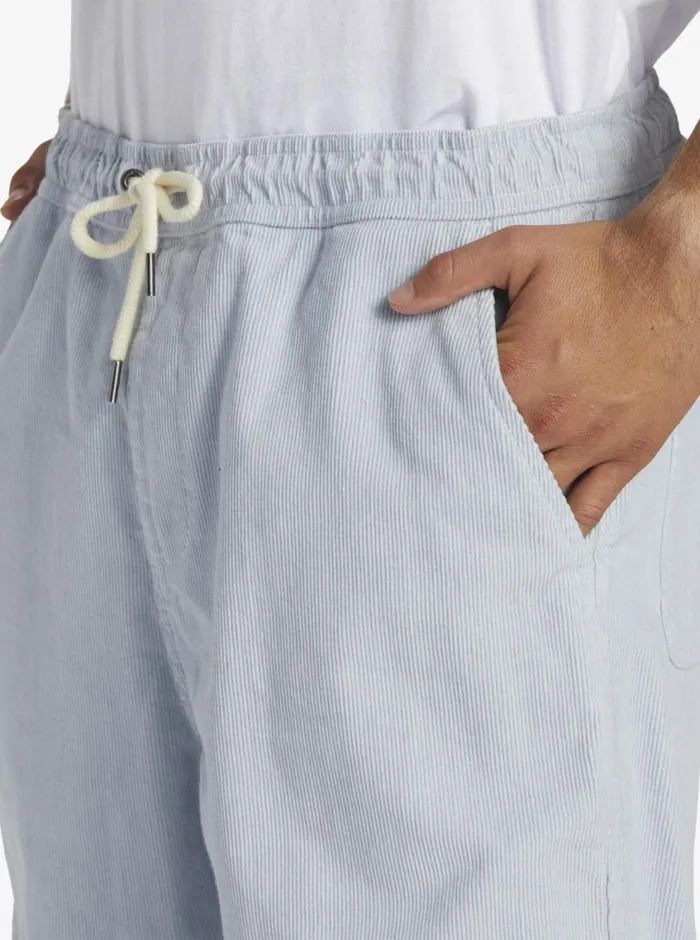 Quiksilver DNA Beach Pant Corduroy Pants Blue Fog Mens Pants Quiksilver DNA Beach Pant Corduroy Pants Blue Fog Mens Pants