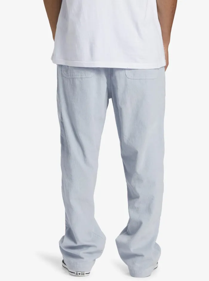 Quiksilver DNA Beach Pant Corduroy Pants Blue Fog Mens Pants Quiksilver DNA Beach Pant Corduroy Pants Blue Fog Mens Pants