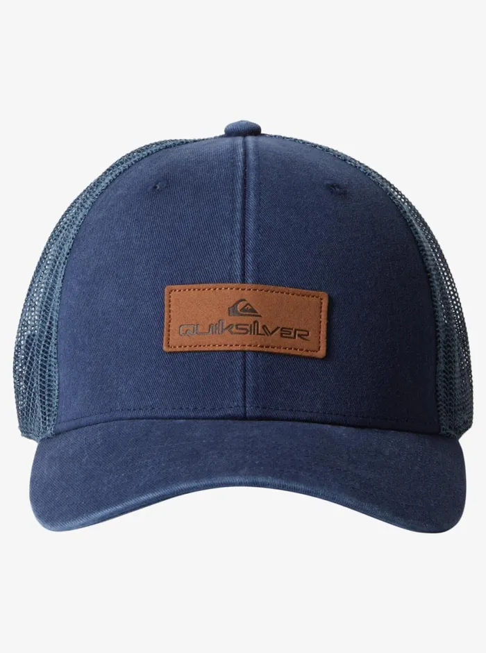 Quiksilver Down The Hatch Trucker Hat Crown Blue Mens Hats Quiksilver Down The Hatch Trucker Hat Crown Blue Mens Hats