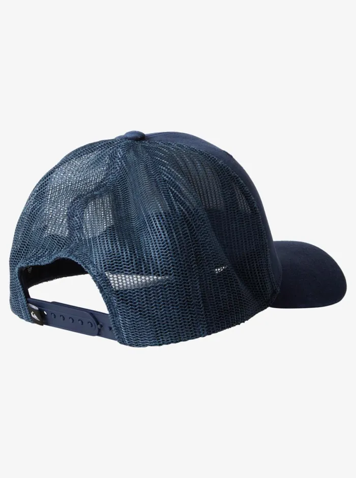 Quiksilver Down The Hatch Trucker Hat Crown Blue Mens Hats Quiksilver Down The Hatch Trucker Hat Crown Blue Mens Hats