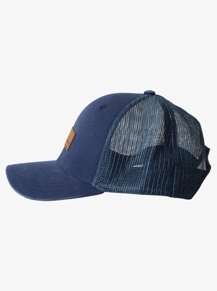 Quiksilver Down The Hatch Trucker Hat Crown Blue Mens Hats Quiksilver Down The Hatch Trucker Hat Crown Blue Mens Hats