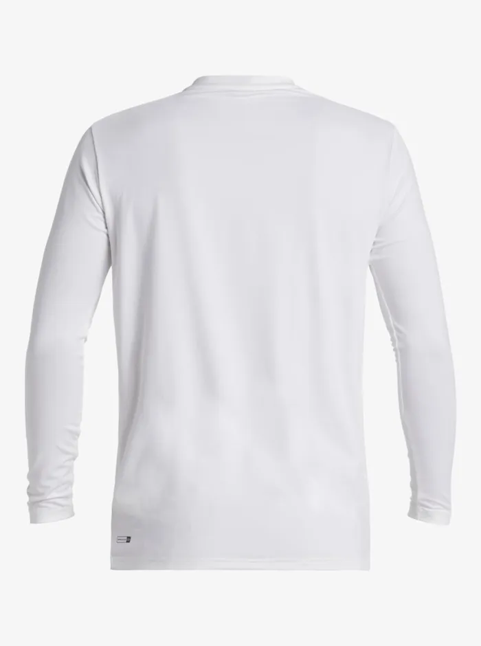 Quiksilver Everyday Long Sleeve Surf Tee Whiteblack Mens Rashguards Quiksilver Everyday Long Sleeve Surf Tee Whiteblack Mens Rashguards
