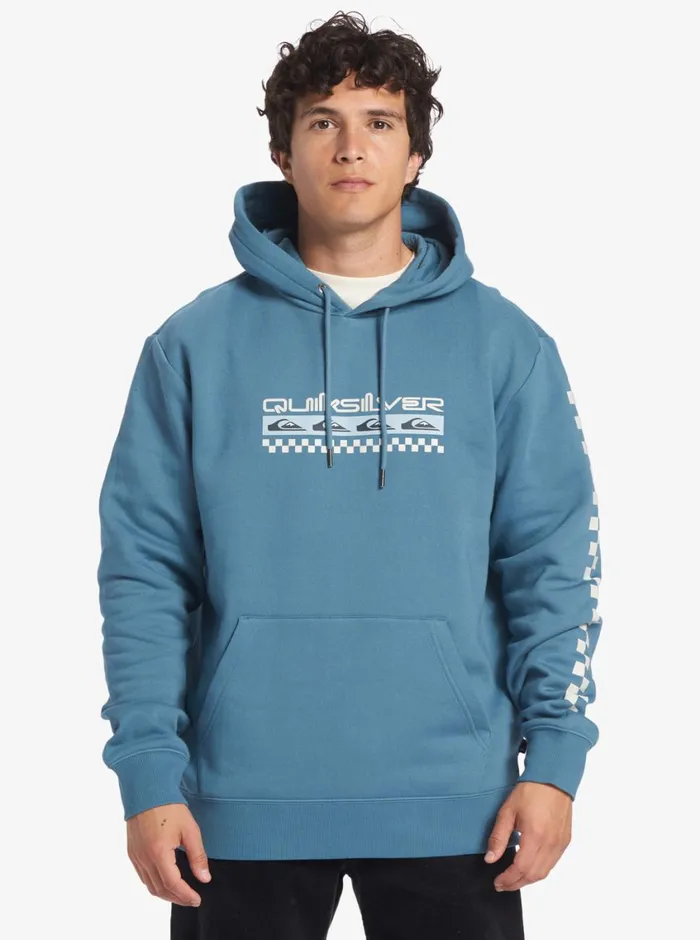 Quiksilver Generator Pullover Fleece Crew Neck Sweatshirt Aegean Blue Mens Sweatshirts and Hoodies Quiksilver Generator Pullover Fleece Crew Neck Sweatshirt Aegean Blue Mens Sweatshirts and Hoodies