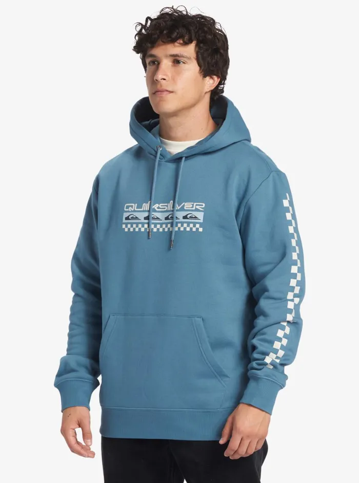 Quiksilver Generator Pullover Fleece Crew Neck Sweatshirt Aegean Blue Mens Sweatshirts and Hoodies Quiksilver Generator Pullover Fleece Crew Neck Sweatshirt Aegean Blue Mens Sweatshirts and Hoodies