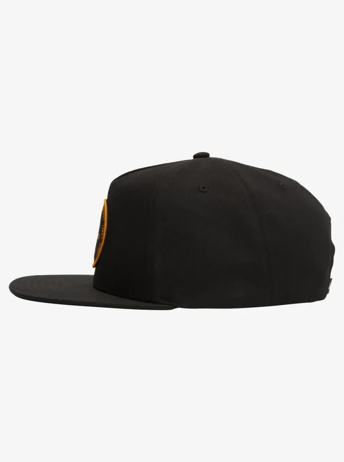 Quiksilver Hawaii Badge Snapback Hat Black Mens Hats Quiksilver Hawaii Badge Snapback Hat Black Mens Hats
