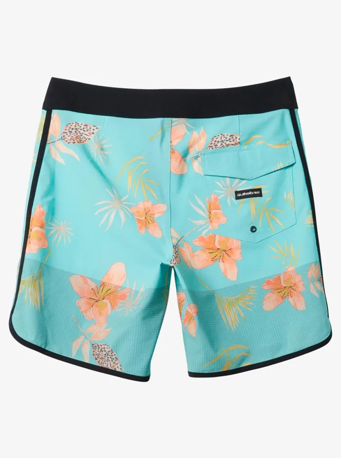 Quiksilver Highline Scallop 19034 Boardshorts Blue Radiance Mens Shorts and Amphibians Quiksilver Highline Scallop 19034 Boardshorts Blue Radiance Mens Shorts and Amphibians