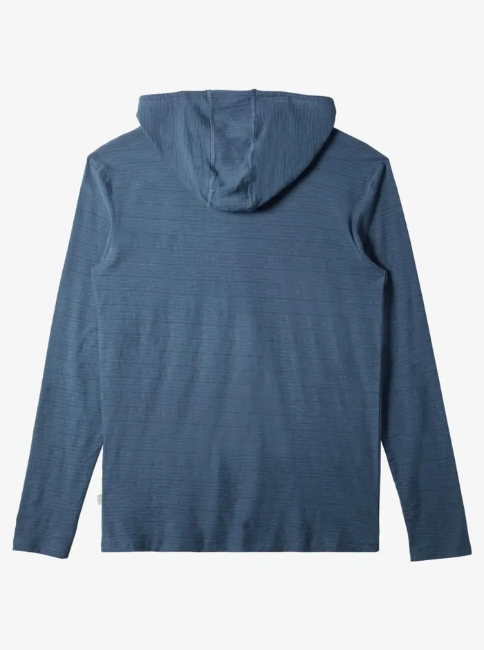 Quiksilver Kentin Long Sleeves Hooded TShirt Kentin Bering Sea Mens Tees Quiksilver Kentin Long Sleeves Hooded TShirt Kentin Bering Sea Mens Tees
