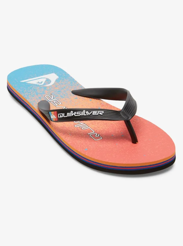 Quiksilver Molokai Art II Sandals Blueblueorange Mens Sandals
