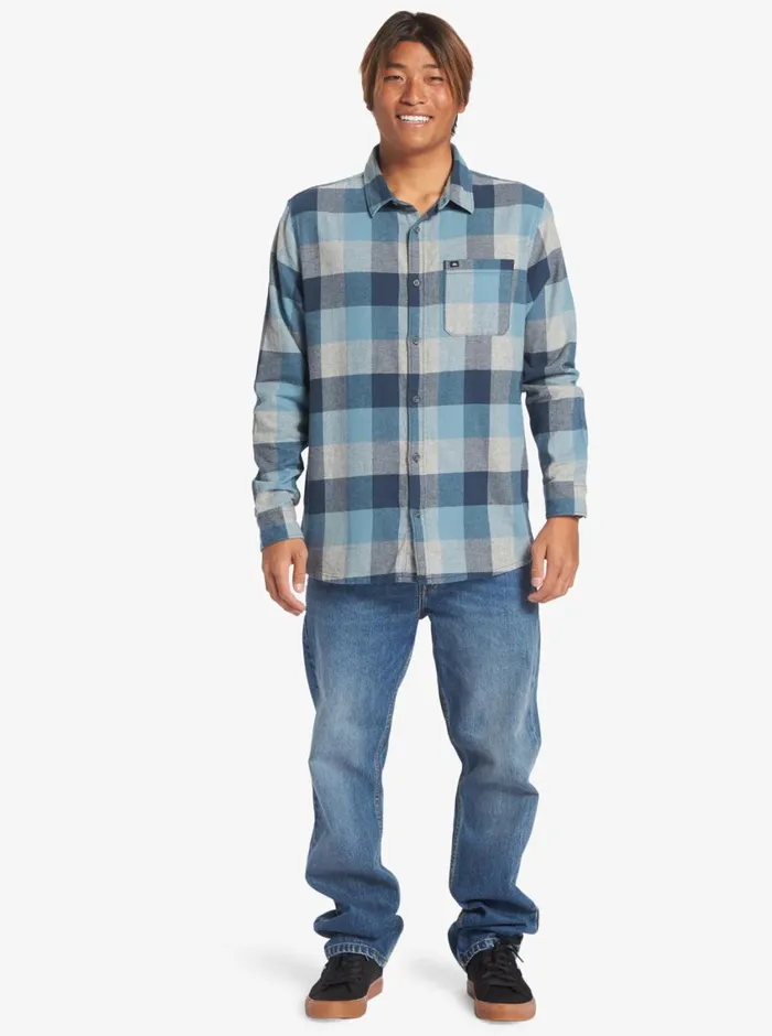 Quiksilver Motherfly Long Sleeve Shirt Midnight Navy Motherfly Mens Shirts and Polos Quiksilver Motherfly Long Sleeve Shirt Midnight Navy Motherfly Mens Shirts and Polos