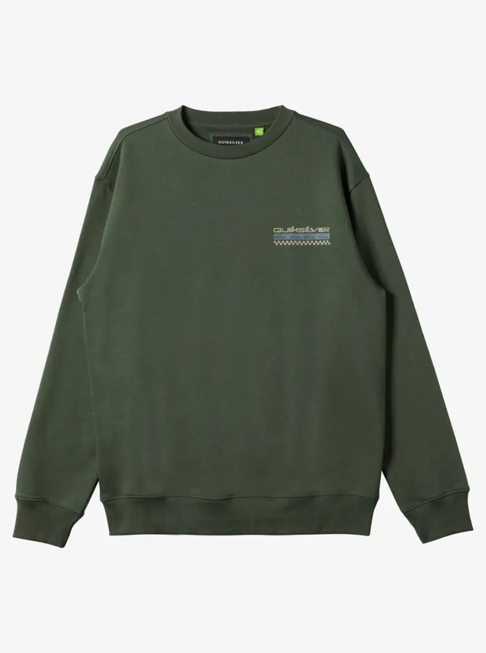 Quiksilver No Control Crew Fleece Crew Neck Sweatshirt Climbing Ivy Mens Sweatshirts and Hoodies Quiksilver No Control Crew Fleece Crew Neck Sweatshirt Climbing Ivy Mens Sweatshirts and Hoodies