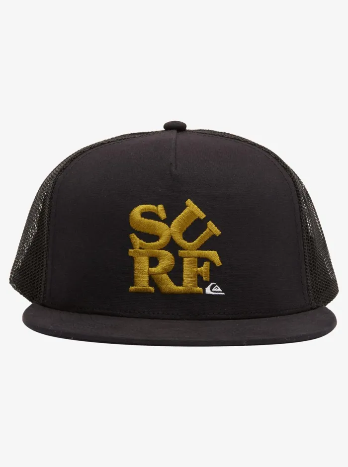 Quiksilver Oasis Trucker Snapback Hat Black Mens Hats Quiksilver Oasis Trucker Snapback Hat Black Mens Hats
