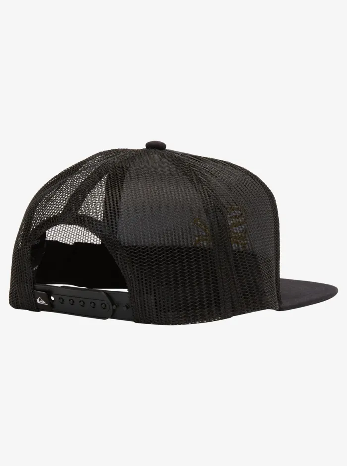 Quiksilver Oasis Trucker Snapback Hat Black Mens Hats Quiksilver Oasis Trucker Snapback Hat Black Mens Hats