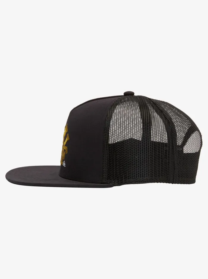 Quiksilver Oasis Trucker Snapback Hat Black Mens Hats Quiksilver Oasis Trucker Snapback Hat Black Mens Hats