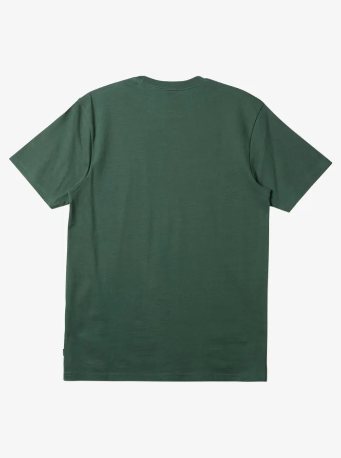 Quiksilver Omni Logo DNA TShirt Forest Mens Tees Quiksilver Omni Logo DNA TShirt Forest Mens Tees