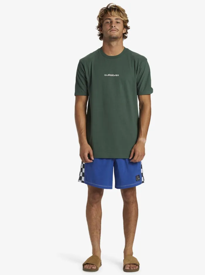 Quiksilver Omni Logo DNA TShirt Forest Mens Tees Quiksilver Omni Logo DNA TShirt Forest Mens Tees