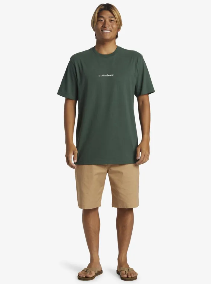 Quiksilver Omni Logo DNA TShirt Forest Mens Tees Quiksilver Omni Logo DNA TShirt Forest Mens Tees