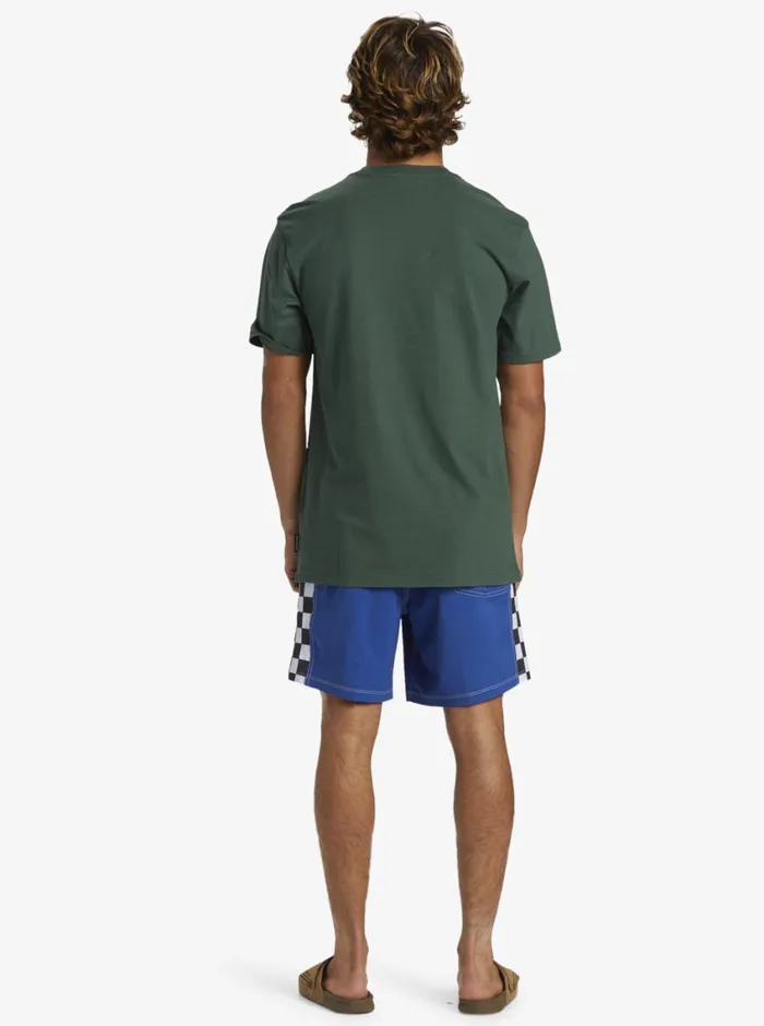 Quiksilver Omni Logo DNA TShirt Forest Mens Tees Quiksilver Omni Logo DNA TShirt Forest Mens Tees