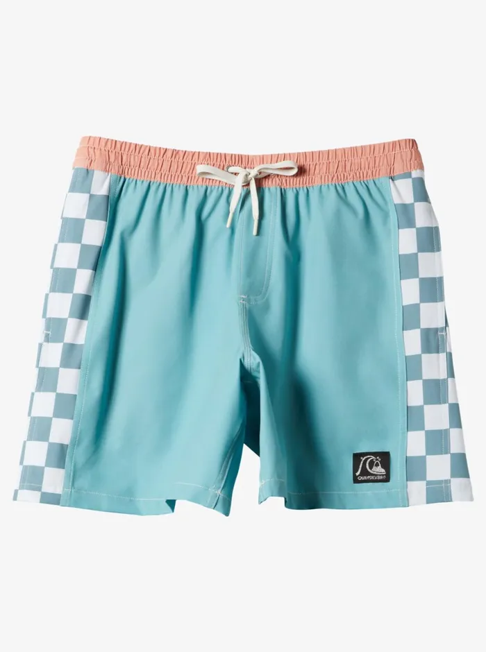 Quiksilver Original Arch 17034 Volleys Reef Waters Mens Elastic Waist