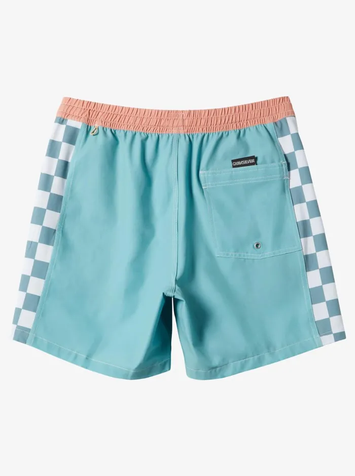 Quiksilver Original Arch 17034 Volleys Reef Waters Mens Elastic Waist Quiksilver Original Arch 17034 Volleys Reef Waters Mens Elastic Waist