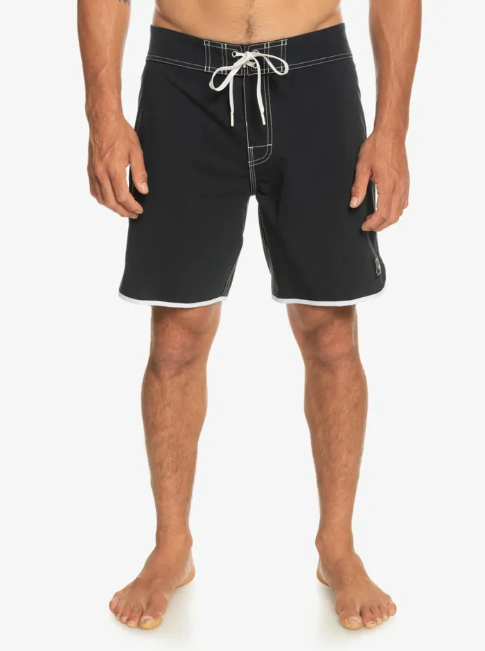 Quiksilver Original Scallop 18034 Boardshorts Black Mens Shorts and Amphibians Quiksilver Original Scallop 18034 Boardshorts Black Mens Shorts and Amphibians
