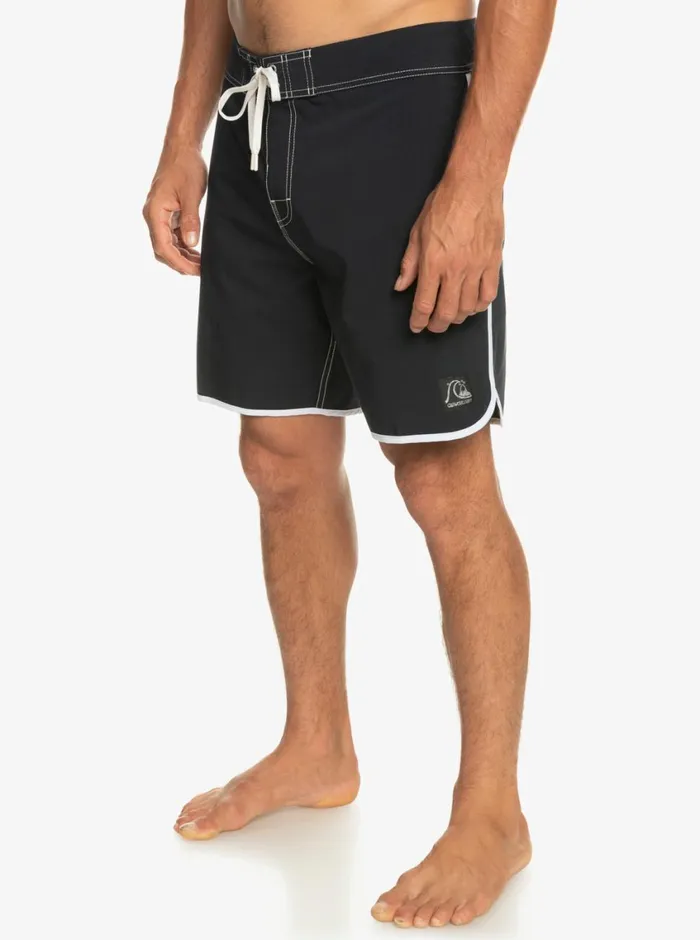 Quiksilver Original Scallop 18034 Boardshorts Black Mens Shorts and Amphibians Quiksilver Original Scallop 18034 Boardshorts Black Mens Shorts and Amphibians