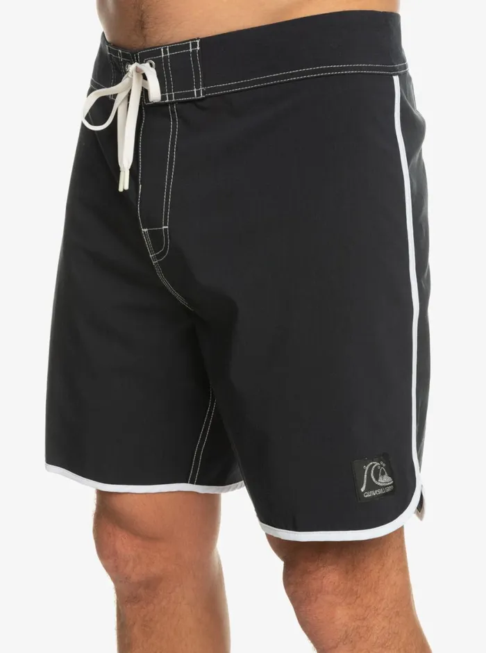 Quiksilver Original Scallop 18034 Boardshorts Black Mens Shorts and Amphibians Quiksilver Original Scallop 18034 Boardshorts Black Mens Shorts and Amphibians