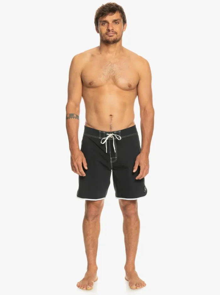 Quiksilver Original Scallop 18034 Boardshorts Black Mens Shorts and Amphibians Quiksilver Original Scallop 18034 Boardshorts Black Mens Shorts and Amphibians