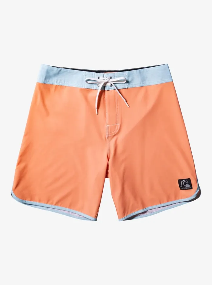 Quiksilver Original Scallop 18034 Boardshorts Copper Tan Mens Shorts and Amphibians Quiksilver Original Scallop 18034 Boardshorts Copper Tan Mens Shorts and Amphibians