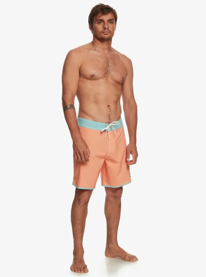 Quiksilver Original Scallop 18034 Boardshorts Copper Tan Mens Shorts and Amphibians Quiksilver Original Scallop 18034 Boardshorts Copper Tan Mens Shorts and Amphibians