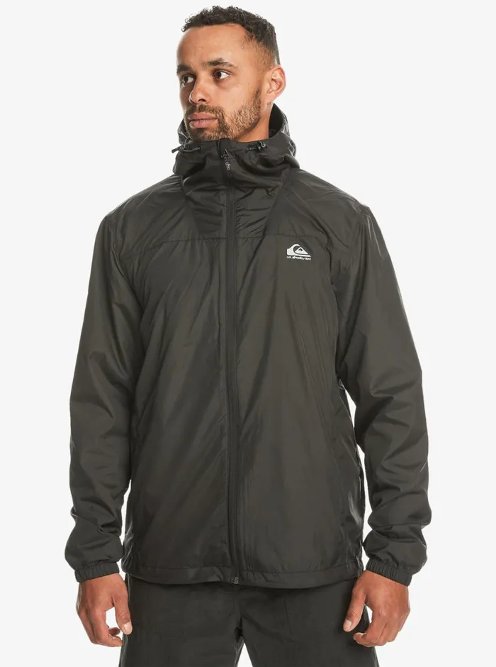Quiksilver Overcast Windbreaker Black Mens Jackets Quiksilver Overcast Windbreaker Black Mens Jackets