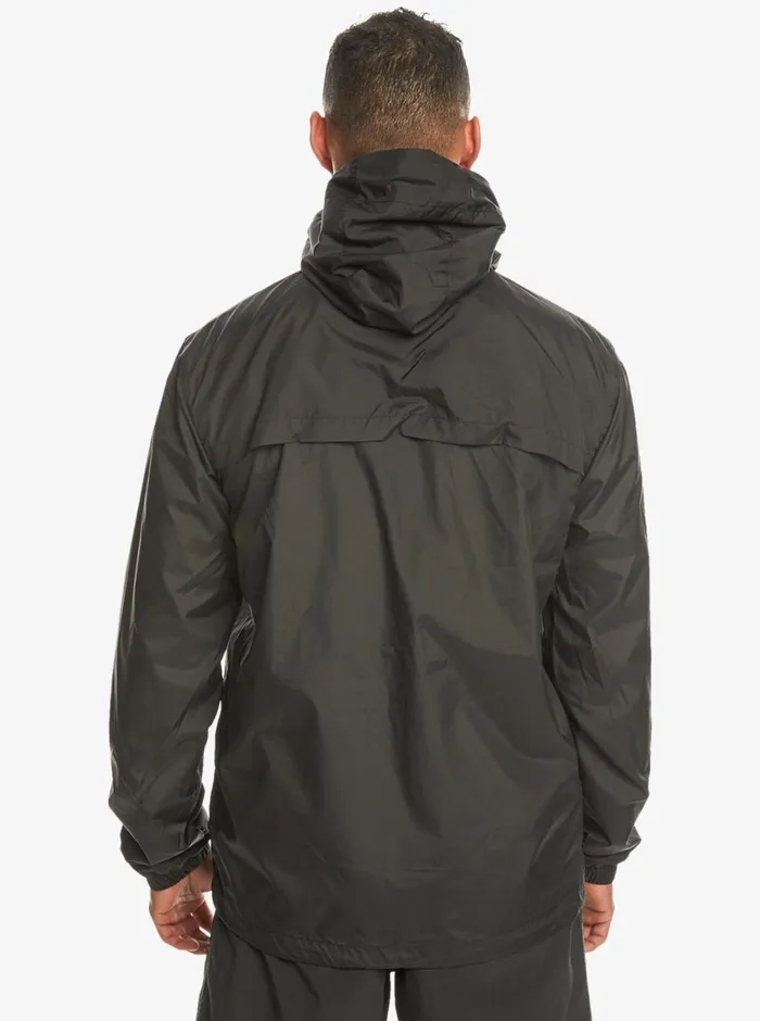 Quiksilver Overcast Windbreaker Black Mens Jackets Quiksilver Overcast Windbreaker Black Mens Jackets