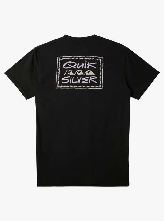 Quiksilver Quik Frame TShirt Black Mens Tees Quiksilver Quik Frame TShirt Black Mens Tees