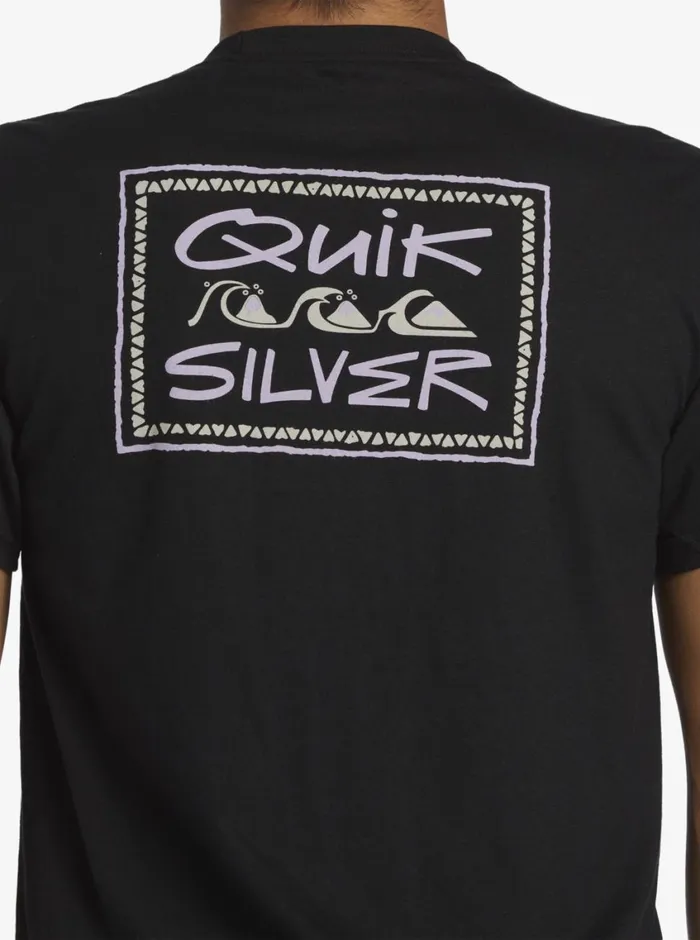 Quiksilver Quik Frame TShirt Black Mens Tees Quiksilver Quik Frame TShirt Black Mens Tees