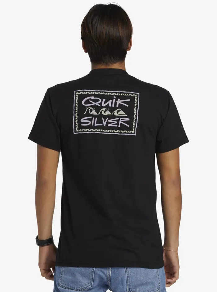 Quiksilver Quik Frame TShirt Black Mens Tees Quiksilver Quik Frame TShirt Black Mens Tees