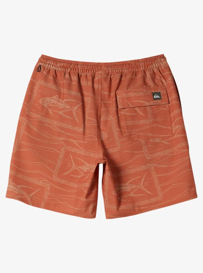 Quiksilver Reef Point Volley 17034 Elastic Waist Shorts Reef Point Mango MensWaterman Elastic Waist Quiksilver Reef Point Volley 17034 Elastic Waist Shorts Reef Point Mango MensWaterman Elastic Waist