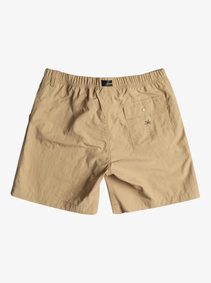 Quiksilver Run Ashore 18034 Walk Shorts Khaki Mens Shorts and Amphibians Quiksilver Run Ashore 18034 Walk Shorts Khaki Mens Shorts and Amphibians
