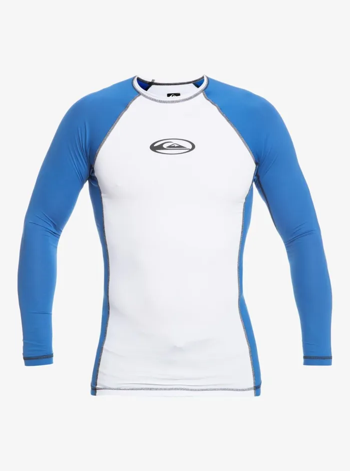 Quiksilver Saturn Protection Long Sleeve UPF 50 Rashguard For Turkish Sea Mens Rashguards Quiksilver Saturn Protection Long Sleeve UPF 50 Rashguard For Turkish Sea Mens Rashguards