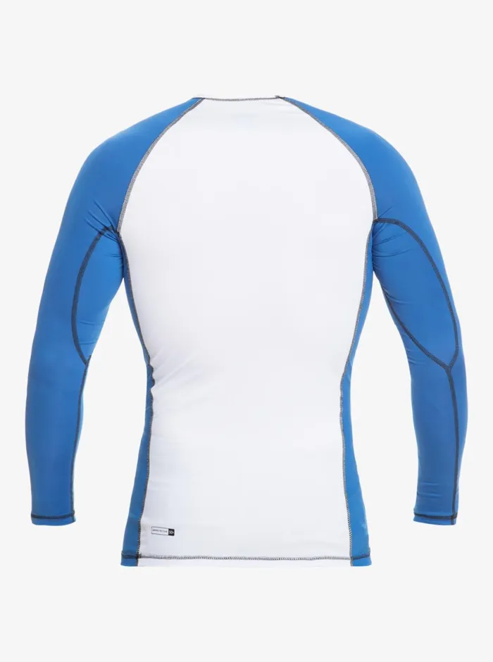 Quiksilver Saturn Protection Long Sleeve UPF 50 Rashguard For Turkish Sea Mens Rashguards Quiksilver Saturn Protection Long Sleeve UPF 50 Rashguard For Turkish Sea Mens Rashguards