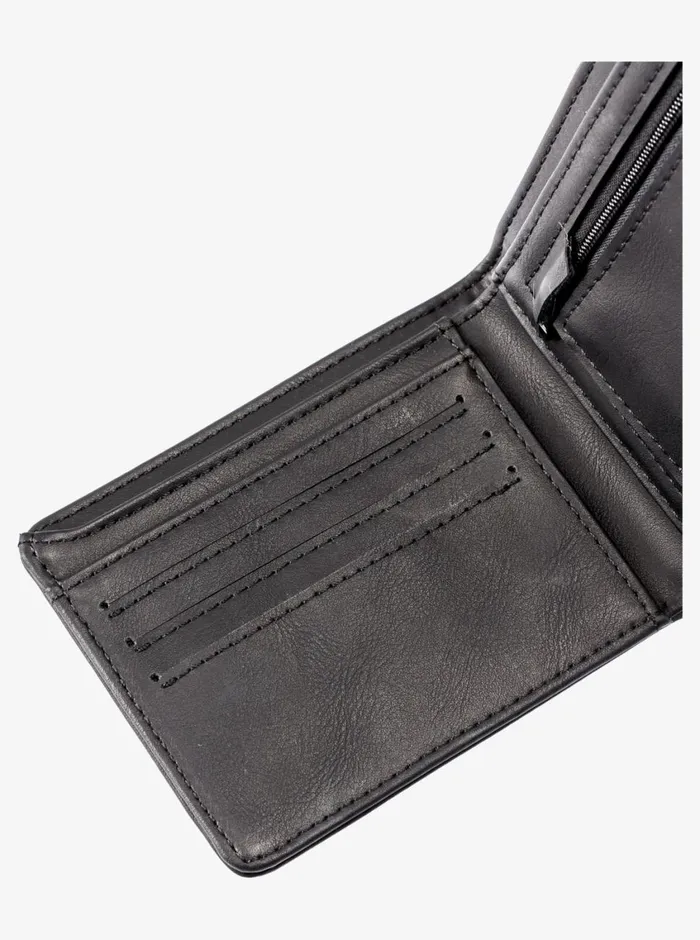 Quiksilver Slim Rays BiFold Wallet Black Mens Wallets Quiksilver Slim Rays BiFold Wallet Black Mens Wallets