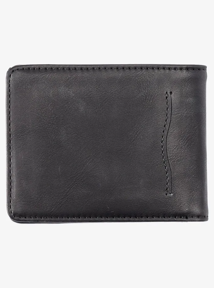 Quiksilver Slim Rays BiFold Wallet Black Mens Wallets Quiksilver Slim Rays BiFold Wallet Black Mens Wallets