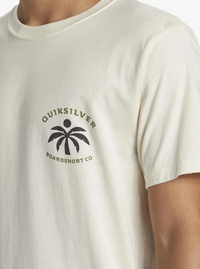 Quiksilver Solo Arbol TShirt Birch Mens Tees Quiksilver Solo Arbol TShirt Birch Mens Tees