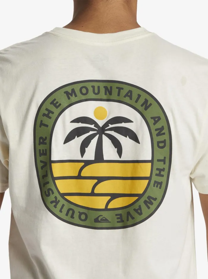 Quiksilver Solo Arbol TShirt Birch Mens Tees Quiksilver Solo Arbol TShirt Birch Mens Tees