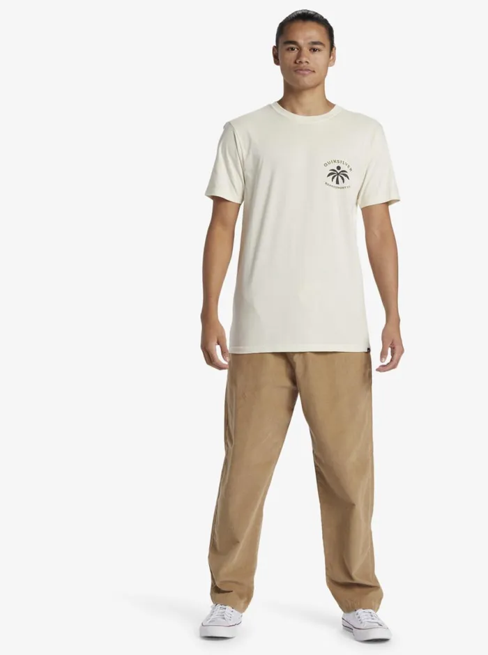 Quiksilver Solo Arbol TShirt Birch Mens Tees Quiksilver Solo Arbol TShirt Birch Mens Tees