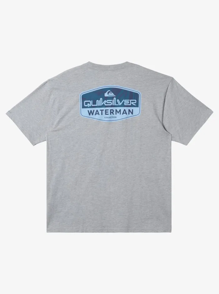 Quiksilver Standard QTShirt Athletic Heather MensWaterman Tees Quiksilver Standard QTShirt Athletic Heather MensWaterman Tees