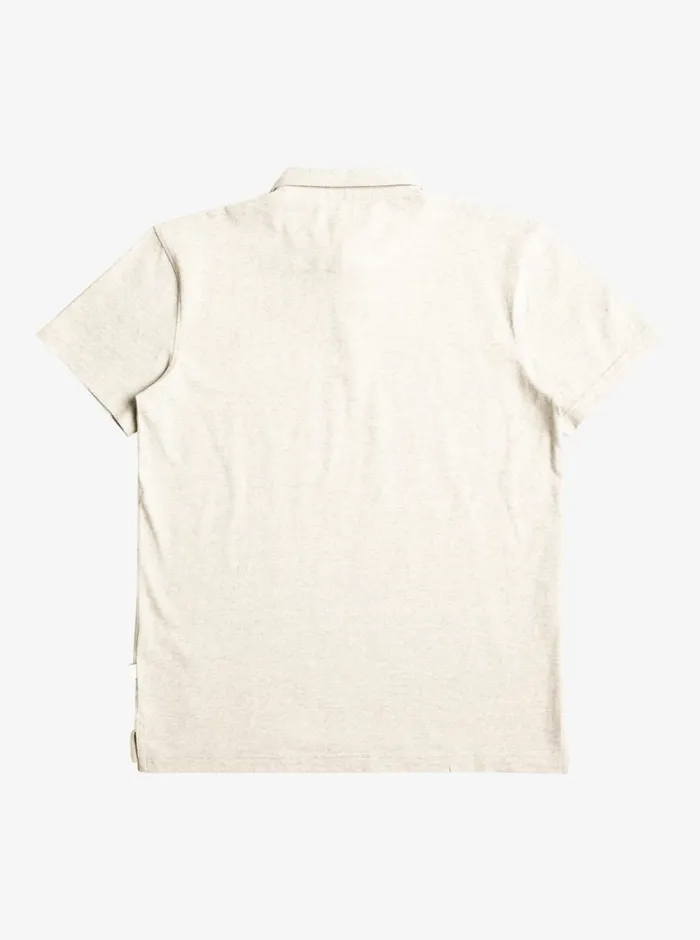 Quiksilver Sunset Cruise Short Sleeve Polo Shirt Light Grey Heather Mens Shirts and Polos Quiksilver Sunset Cruise Short Sleeve Polo Shirt Light Grey Heather Mens Shirts and Polos
