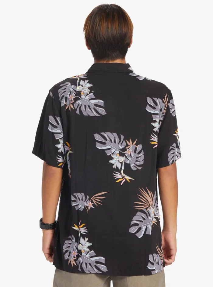 Quiksilver The Floral Short Sleeve Shirt Yolk Floral Ss Mens Shirts and Polos Quiksilver The Floral Short Sleeve Shirt Yolk Floral Ss Mens Shirts and Polos