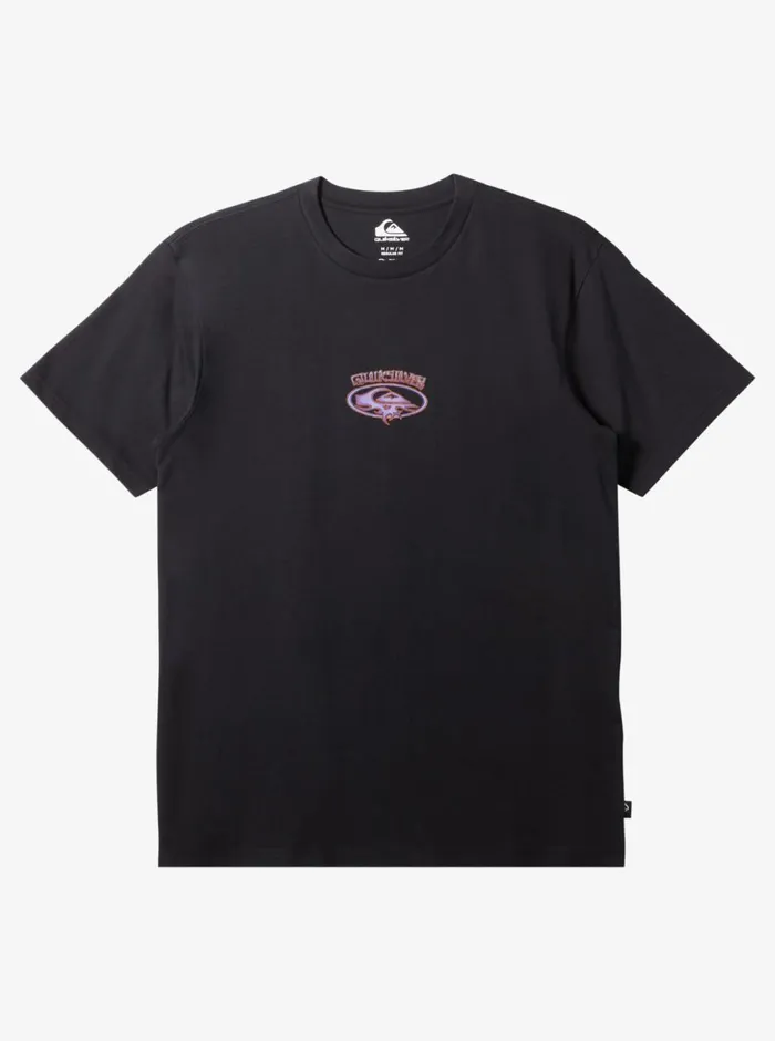 Quiksilver Thorn Oval TShirt Black Mens Tees