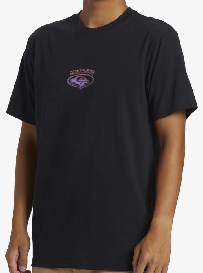 Quiksilver Thorn Oval TShirt Black Mens Tees Quiksilver Thorn Oval TShirt Black Mens Tees