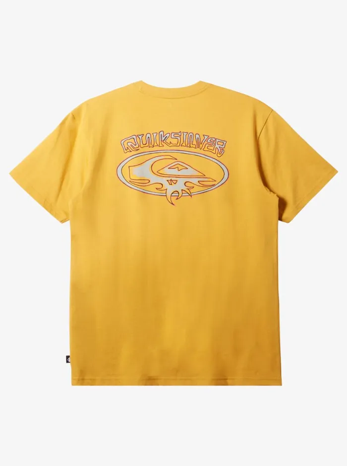 Quiksilver Thorn Oval TShirt Mustard Mens Tees Quiksilver Thorn Oval TShirt Mustard Mens Tees