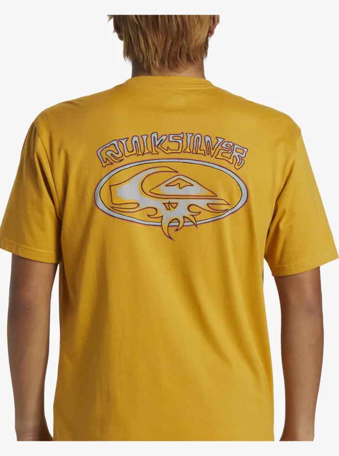 Quiksilver Thorn Oval TShirt Mustard Mens Tees Quiksilver Thorn Oval TShirt Mustard Mens Tees